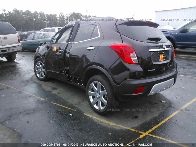 KL4CJBSB2GB708408 - 2016 BUICK ENCORE CONVENIENCE 栗色 照片 3