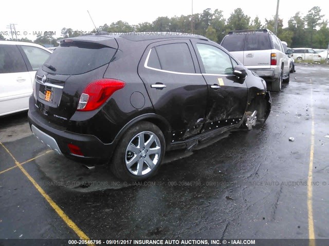 KL4CJBSB2GB708408 - 2016 BUICK ENCORE CONVENIENCE 栗色 照片 4