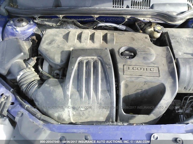 1G2ZH558264108654 - 2006 PONTIAC G6 GT BLUE photo 10