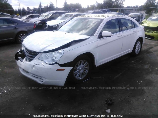 1C3LC56B39N507750 - 2009 CHRYSLER SEBRING TOURING/LIMITED WHITE photo 2