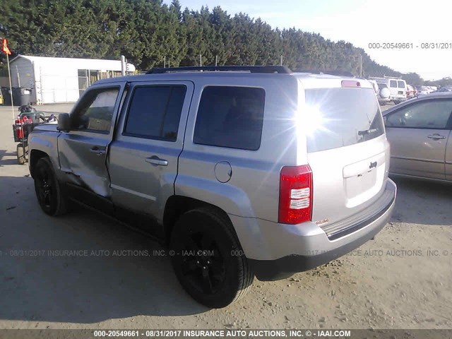 1C4NJPBA2FD350751 - 2015 JEEP PATRIOT SPORT SILVER photo 3