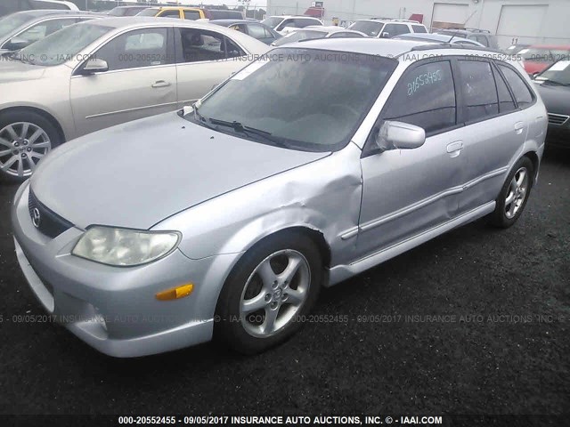 JM1BJ245821463816 - 2002 MAZDA PROTEGE PR5 银色 照片 2