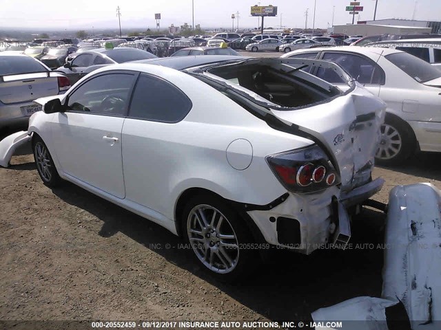 JTKDE167180264085 - 2008 TOYOTA SCION TC 白色 照片 3