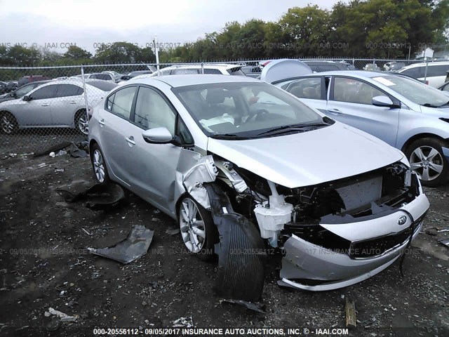 3KPFL4A74HE127275 - 2017 KIA FORTE LX/S SILVER photo 6