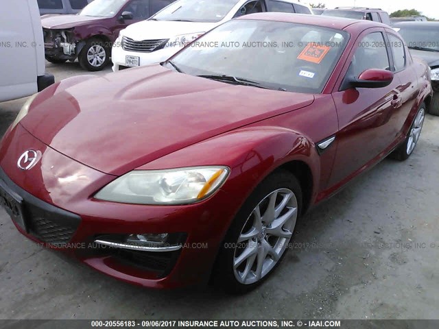 JM1FE174090401006 - 2009 MAZDA RX8 RED photo 2