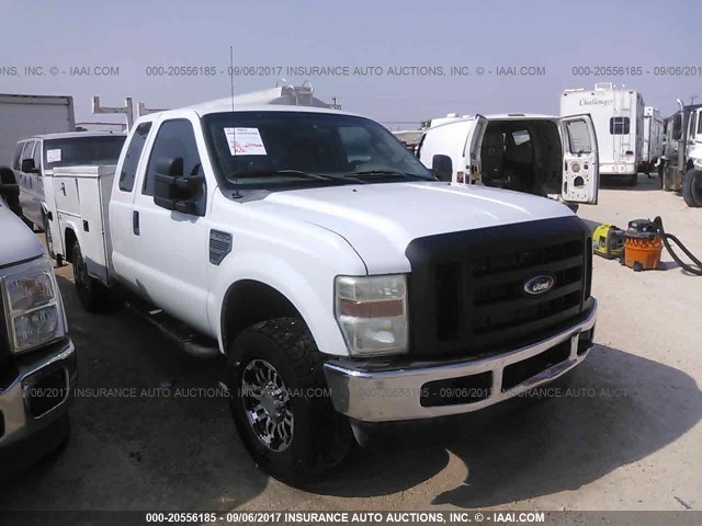 1FTSX21598ED09555 - 2008 FORD F250 WHITE photo 1