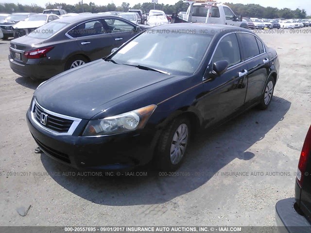 1HGCP26469A138939 - 2009 HONDA ACCORD LXP BLACK photo 2