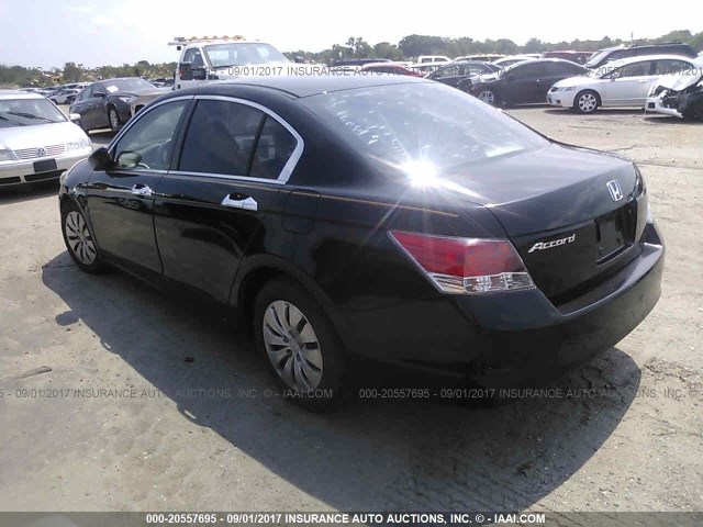 1HGCP26469A138939 - 2009 HONDA ACCORD LXP BLACK photo 3