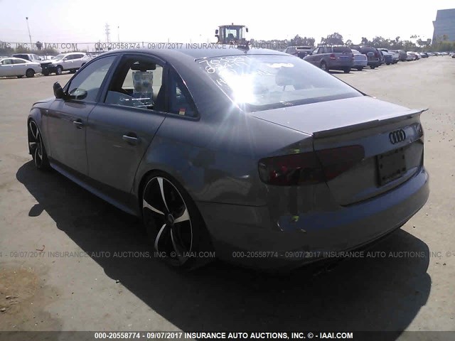 WAUFFAFL0EA092872 - 2014 AUDI A4 PREMIUM PLUS GRAY photo 3