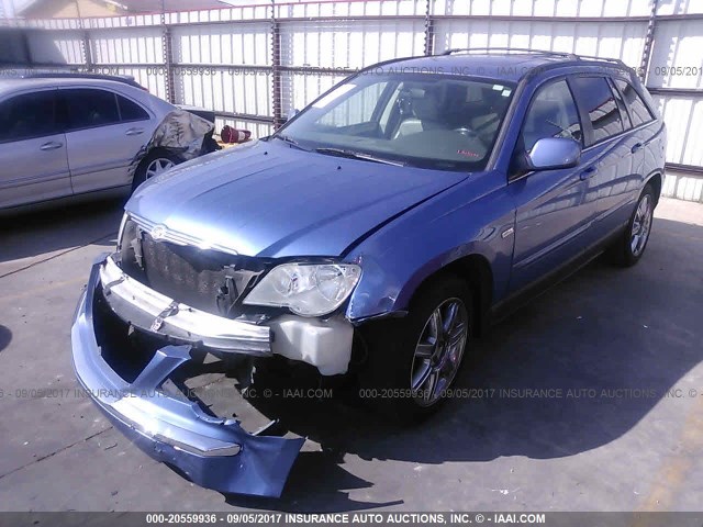 2A8GM68X27R149171 - 2007 CHRYSLER PACIFICA TOURING BLUE photo 2