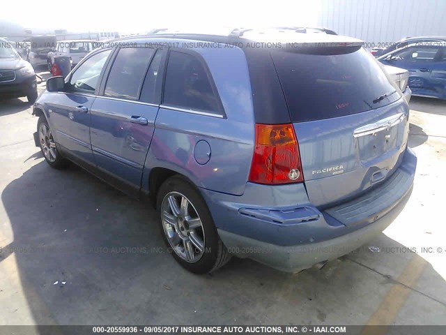 2A8GM68X27R149171 - 2007 CHRYSLER PACIFICA TOURING BLUE photo 3