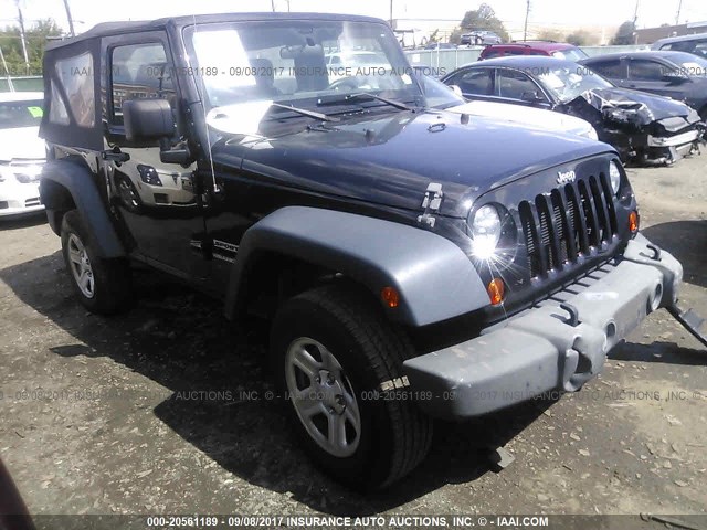 1C4AJWAG9DL676998 - 2013 JEEP WRANGLER SPORT 黑色 照片 1
