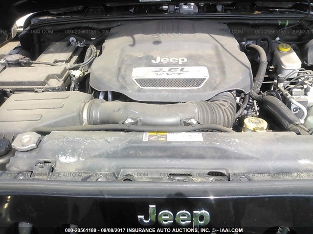 1C4AJWAG9DL676998 - 2013 JEEP WRANGLER SPORT 黑色 照片 10