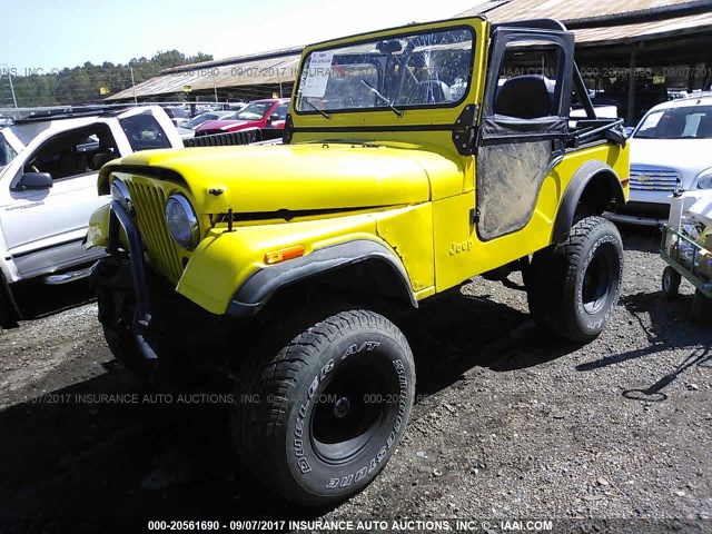 J9F83AC102040 - 1979 JEEP CJ-5 YELLOW photo 2