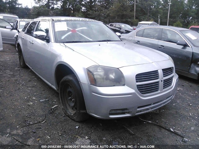 2D4FV47T67H674276 - 2007 DODGE MAGNUM SE SILVER photo 1