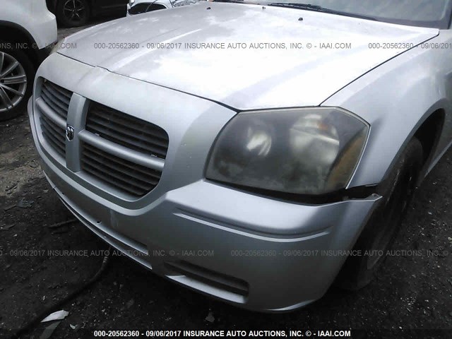 2D4FV47T67H674276 - 2007 DODGE MAGNUM SE SILVER photo 6