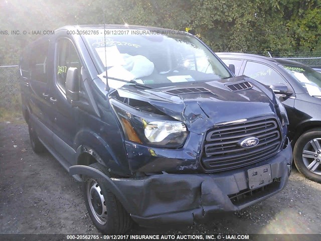 1FTNR1YM0FKB03814 - 2015 FORD TRANSIT T-250 BLUE photo 1