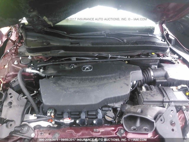 19UUB2F5XGA003584 - 2016 ACURA TLX TECH RED photo 10