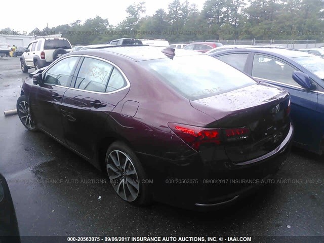 19UUB2F5XGA003584 - 2016 ACURA TLX TECH RED photo 3