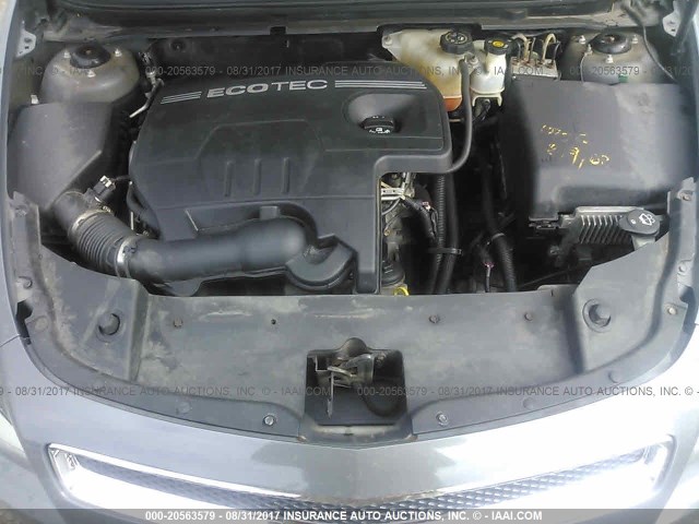 1G1ZH57B384278389 - 2008 CHEVROLET MALIBU 1LT 灰色 照片 10