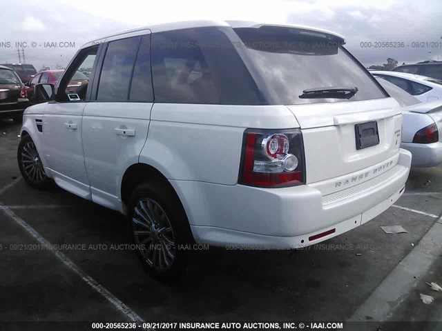 SALSF2D42AA235004 - 2010 LAND ROVER RANGE ROVER SPORT HSE WHITE photo 3