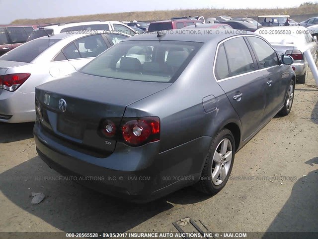 3VWRZ71K69M037552 - 2009 VOLKSWAGEN JETTA SE/SEL GRAY photo 4