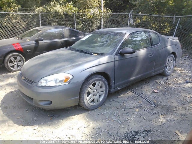 2G1WK15K879297631 - 2007 CHEVROLET MONTE CARLO LT GRAY photo 2