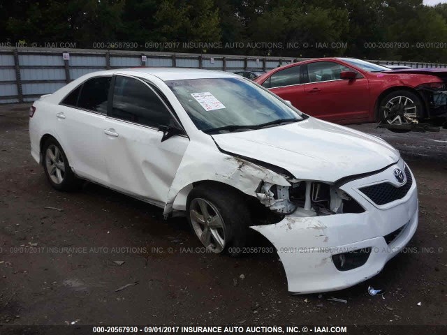 4T1BF3EKXAU549486 - 2010 TOYOTA CAMRY SE/LE/XLE WHITE photo 1