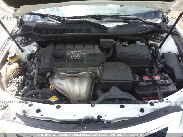 4T1BF3EKXAU549486 - 2010 TOYOTA CAMRY SE/LE/XLE WHITE photo 10