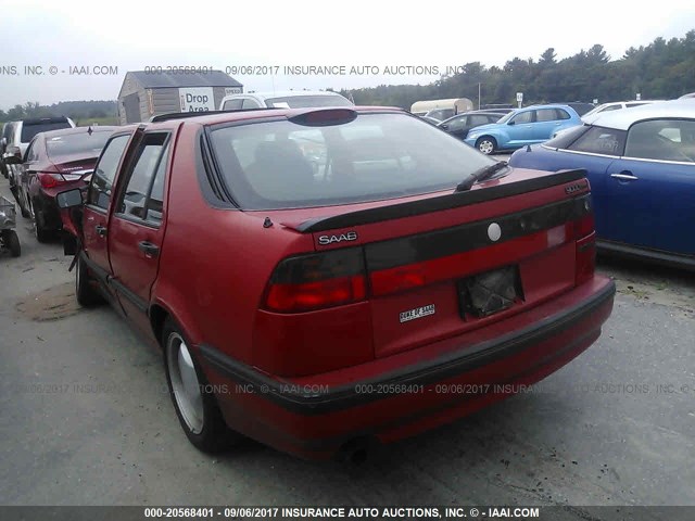 YS3CH65R6V1001874 - 1997 SAAB 9000 AERO RED photo 3