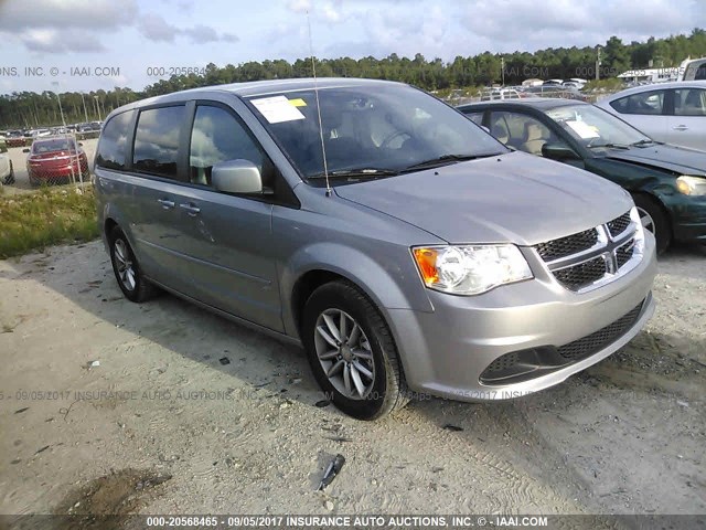 2C4RDGBG1HR547617 - 2017 DODGE GRAND CARAVAN SE GRAY photo 1