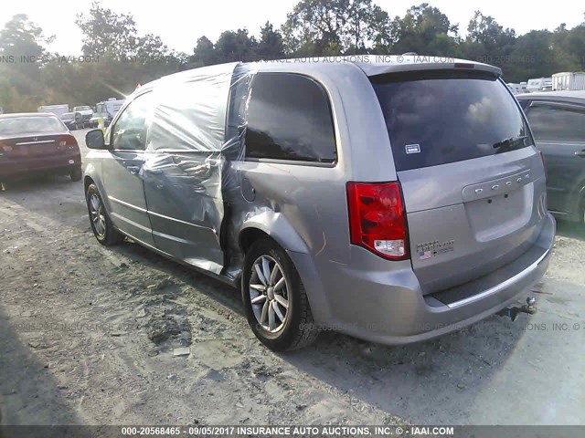 2C4RDGBG1HR547617 - 2017 DODGE GRAND CARAVAN SE GRAY photo 3