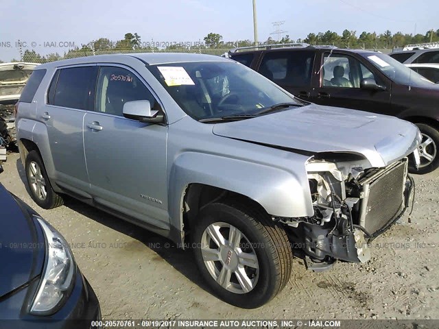 2GKALMEKXE6111980 - 2014 GMC TERRAIN SLE GRAY photo 1