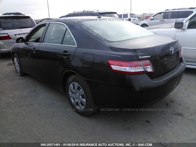 4T4BF3EK1AR047357 - 2010 TOYOTA CAMRY SE/LE/XLE 黑色 照片 3