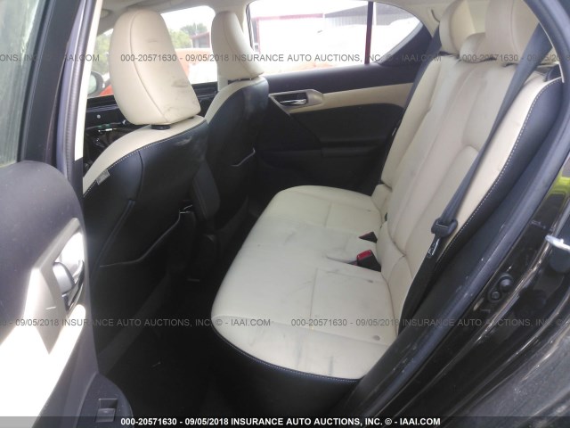 JTHKD5BHXF2229455 - 2015 LEXUS CT 200 BROWN photo 8