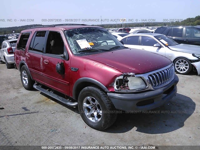 1FMRU15W41LB24699 - 2001 FORD EXPEDITION XLT RED photo 1
