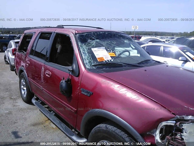1FMRU15W41LB24699 - 2001 FORD EXPEDITION XLT RED photo 6