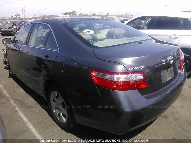 JTNBE46K373079484 - 2007 TOYOTA CAMRY NEW GENERAT CE/LE/XLE/SE GRAY photo 3