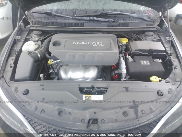 1C3CCCAB4FN677042 - 2015 CHRYSLER 200 LIMITED GRAY photo 10