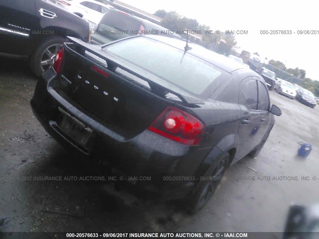 1C3CDZCB5DN620049 - 2013 DODGE AVENGER SXT BLACK photo 4