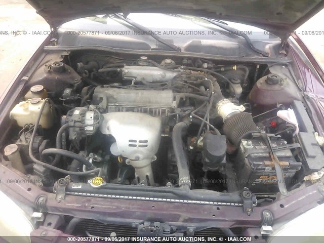 4T1BG22K4VU073253 - 1997 TOYOTA CAMRY CE/LE/XLE 勃艮第红 照片 10