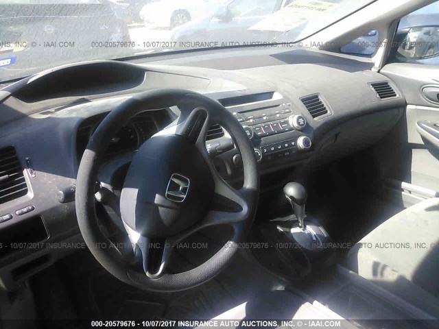 2HGFA1F30AH564776 - 2010 HONDA CIVIC VP GRAY photo 5