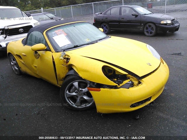 WP0CA29881U624802 - 2001 PORSCHE BOXSTER YELLOW photo 1