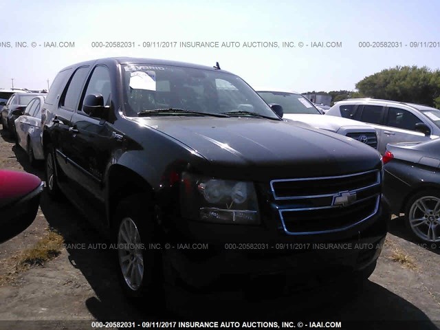 1GNFC13599R115663 - 2009 CHEVROLET TAHOE HYBRID BLACK photo 1