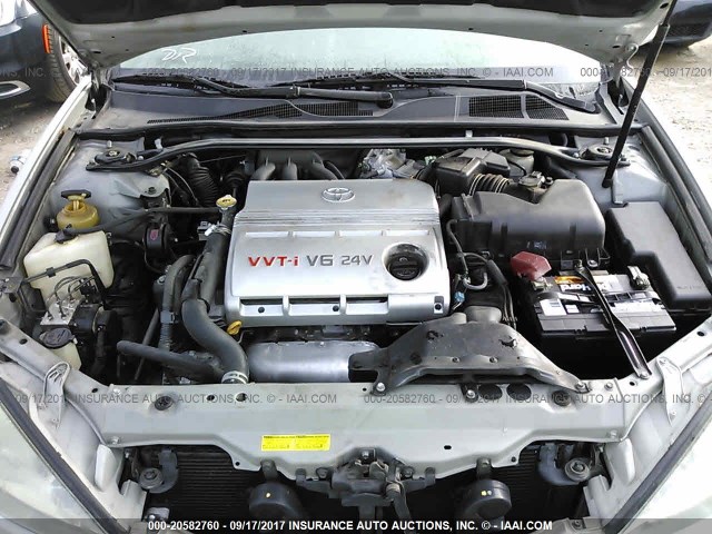 4T1BF32K53U053910 - 2003 TOYOTA CAMRY LE/XLE/SE 银色 照片 10