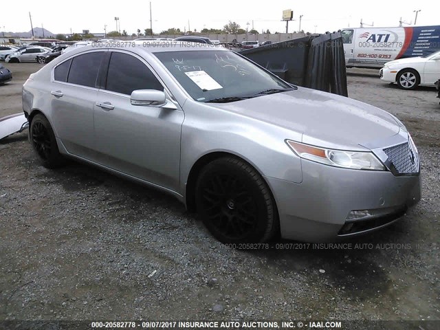 19UUA86599A009725 - 2009 ACURA TL SILVER photo 1