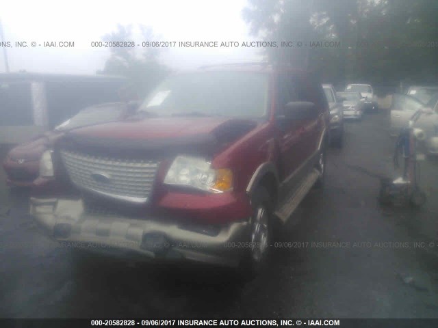 1FMFU17L54LB83027 - 2004 FORD EXPEDITION EDDIE BAUER RED photo 2