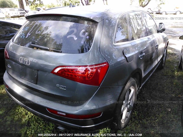 WA1LFAFP0CA062304 - 2012 AUDI Q5 PREMIUM PLUS SILVER photo 4