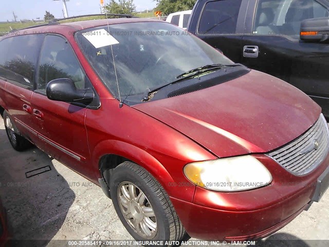 2C4GP54L04R596430 - 2004 CHRYSLER TOWN & COUNTRY TOURING RED photo 1