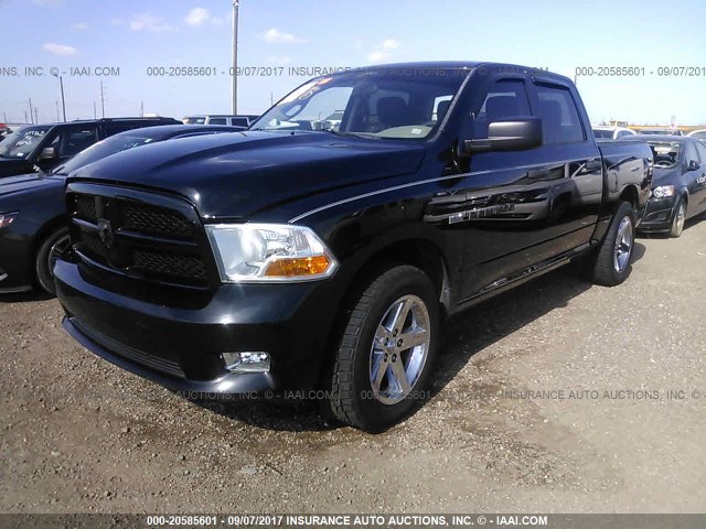 1C6RD6KT6CS211967 - 2012 DODGE RAM 1500 ST BLACK photo 2